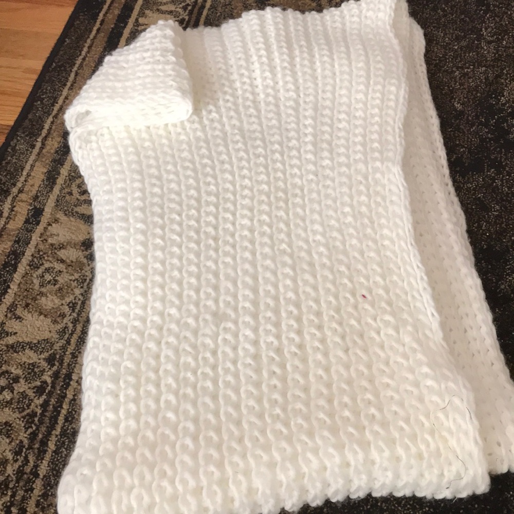 White scarf